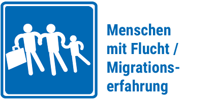 Button Thema: Menschen mit Flucht/Migrationserfahrung
